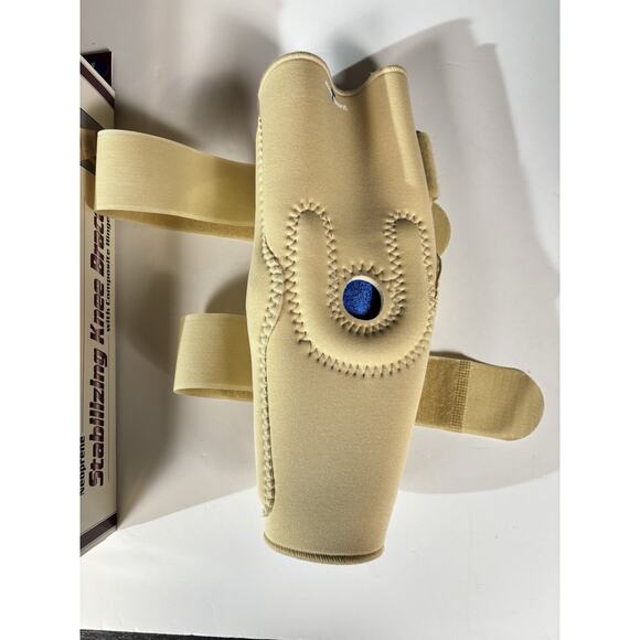 FLA ORTHOPEDICS Stabilizing SM Knee Brace w/Composite Hinges Beige New in Box - Picture 8 of 16